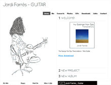 Tablet Screenshot of jordifarresmusic.com
